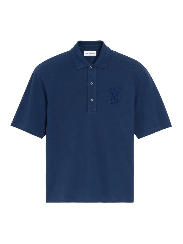 AMI PARIS: shirts - Boxy Fit Polo