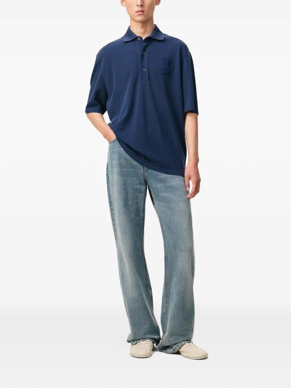 AMI PARIS: shirts online - Boxy Fit Polo