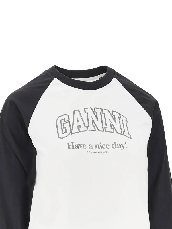 GANNI: Tシャツ online - Tシャツ - 白