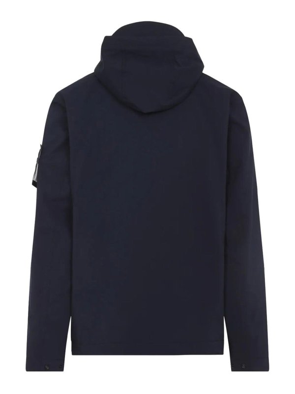 STONE ISLAND: Sweatshirts & Sweaters online - Hooded Zip-Front Jacket