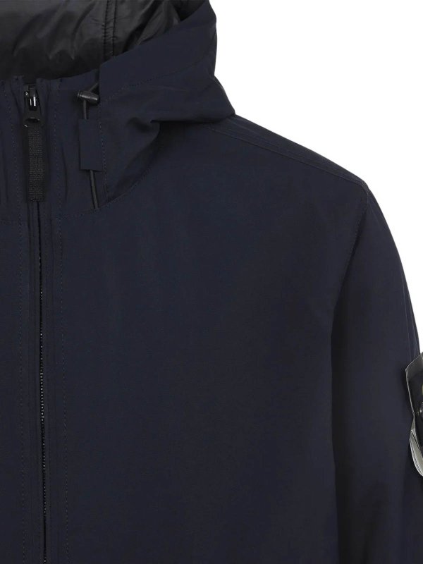 Hooded Zip-Front Jacket shop online: STONE ISLAND
