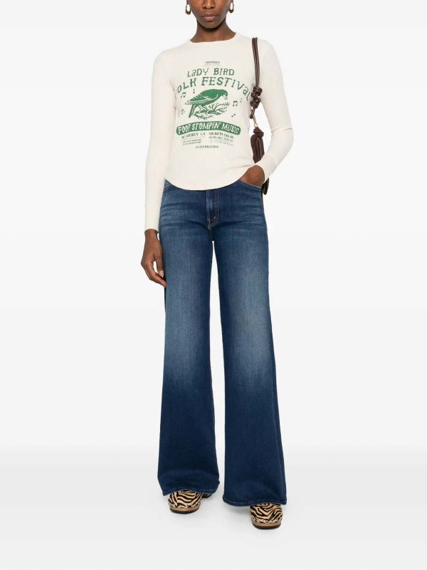 MOTHER: Schlagjeans online - Schlagjeans - Blau