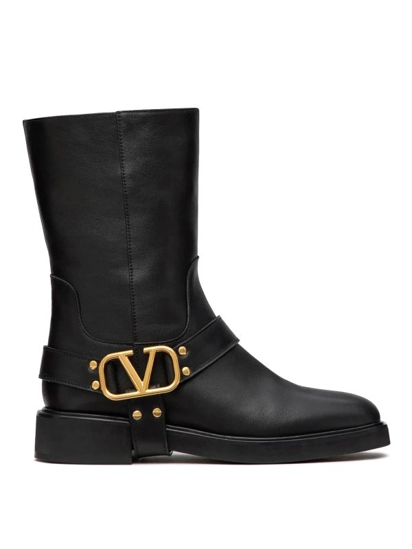 VALENTINO GARAVANI: ankle boots - Biker Shoes