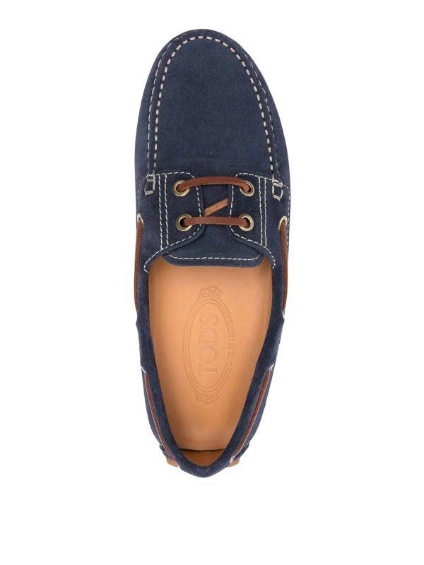 編み上げ靴 - ブルー shop online: TOD