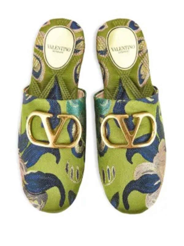 The Best Shops VALENTINO GARAVANI: mules shoes - Floral Slipper Mules