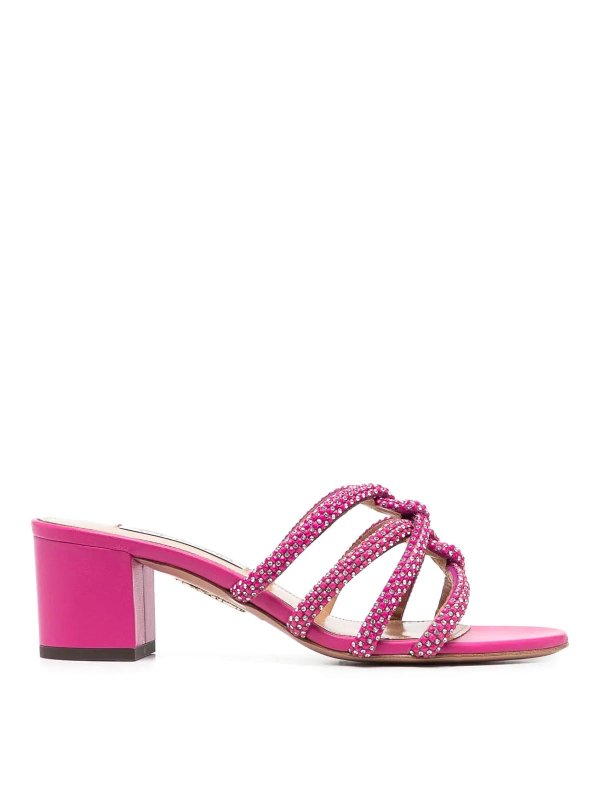 Aquazzura: sandals - Moondust Sandals 50Mm