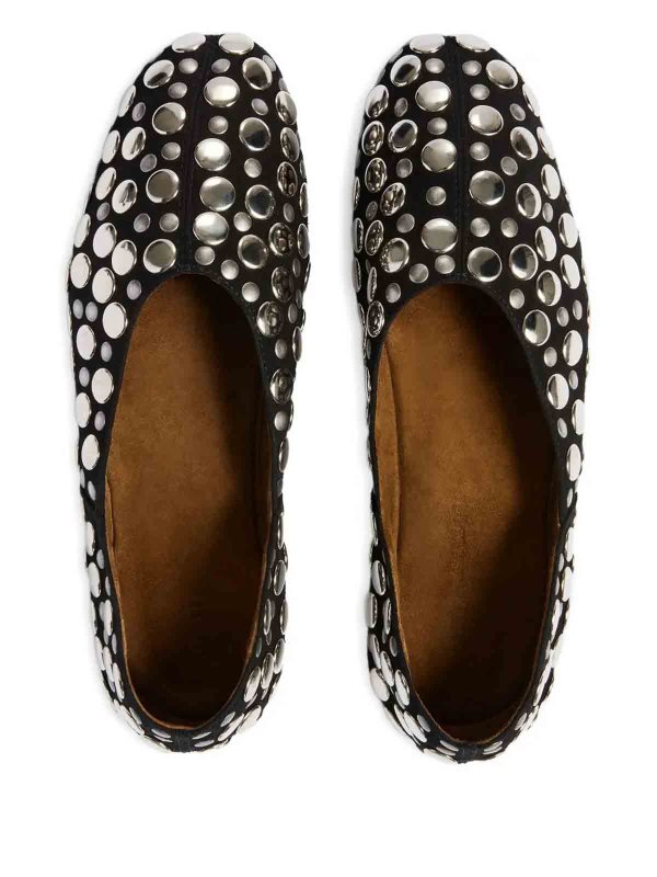 The Best Shops KHAITE: flat shoes - Jane Flat With Studs