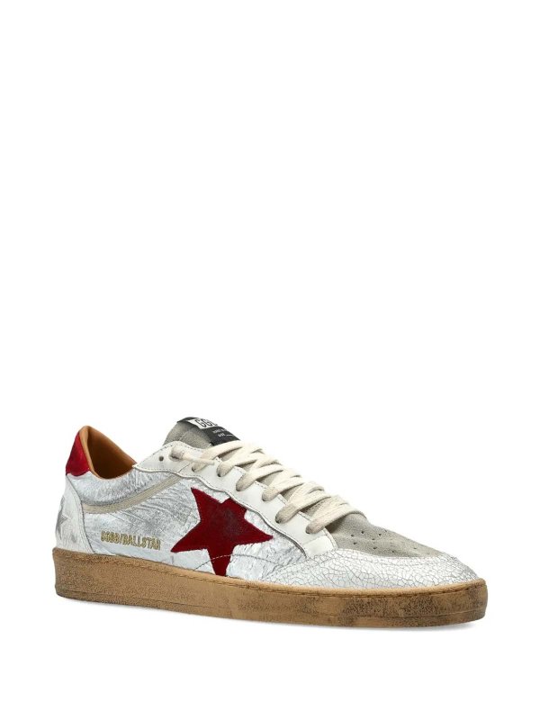 GOLDEN GOOSE: trainers online - Ballstar Leather Sneakers