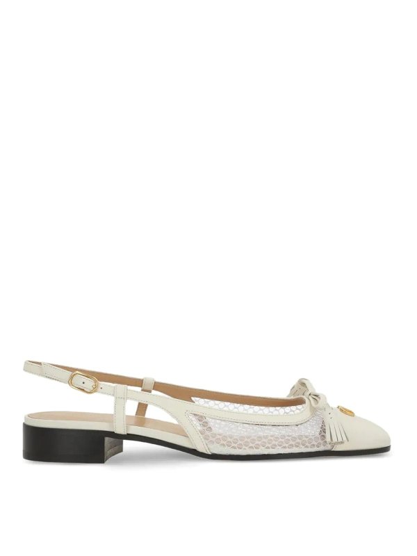 VALENTINO GARAVANI: sandals - Leather Slingbacks