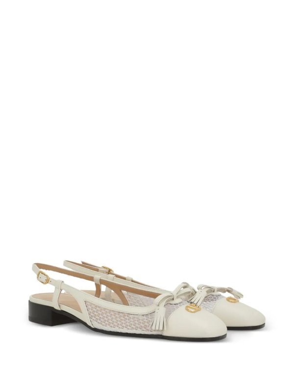 VALENTINO GARAVANI: sandals online - Leather Slingbacks