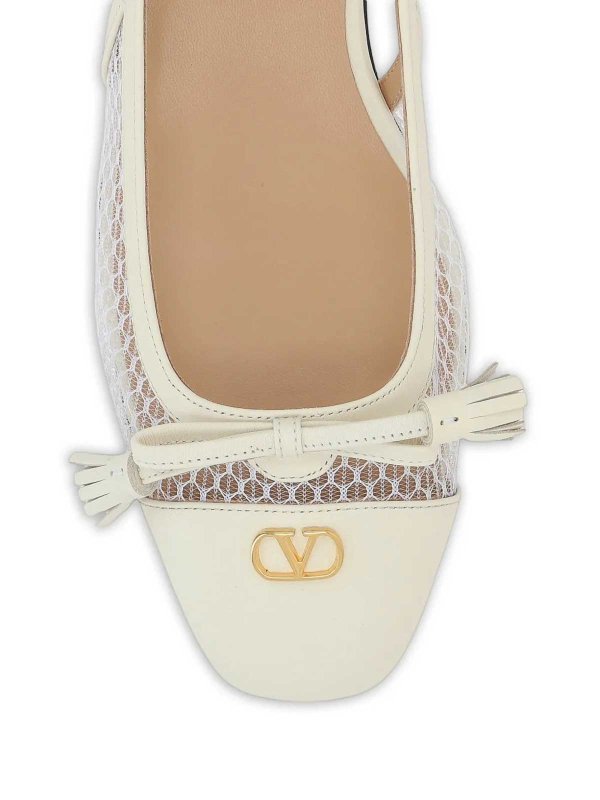 Leather Slingbacks shop online: VALENTINO GARAVANI