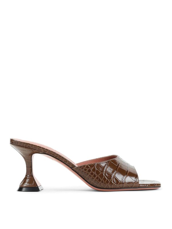 AMINA MUADDI: Mules - Mules - Braun