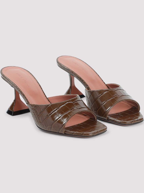 The Best Shops AMINA MUADDI: Mules - Mules - Braun