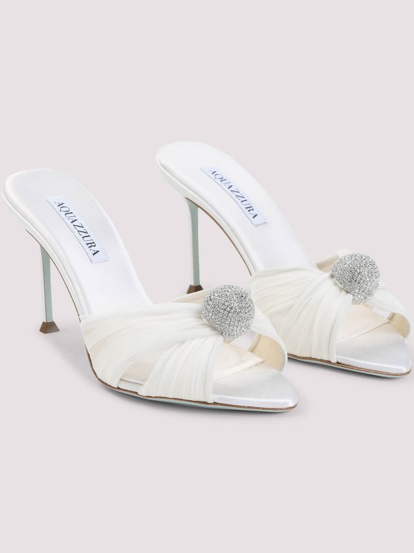 The Best Shops Aquazzura: ミュール - ミュール - 白