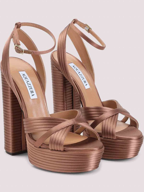 The Best Shops Aquazzura: サンダル - サンダル - ブラウン