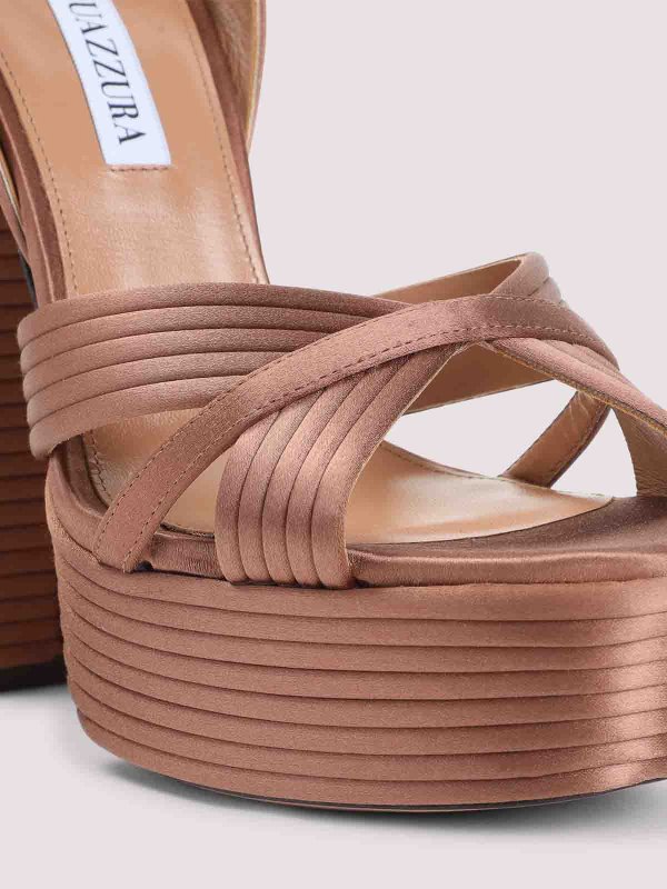 サンダル - ブラウン shop online: Aquazzura