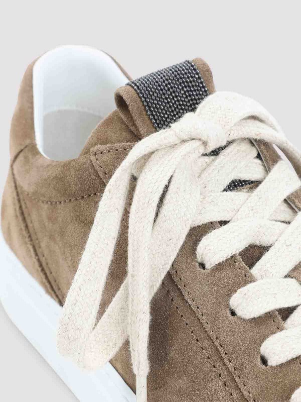 スニーカー - グレイッシュブラウン shop online: BRUNELLO CUCINELLI