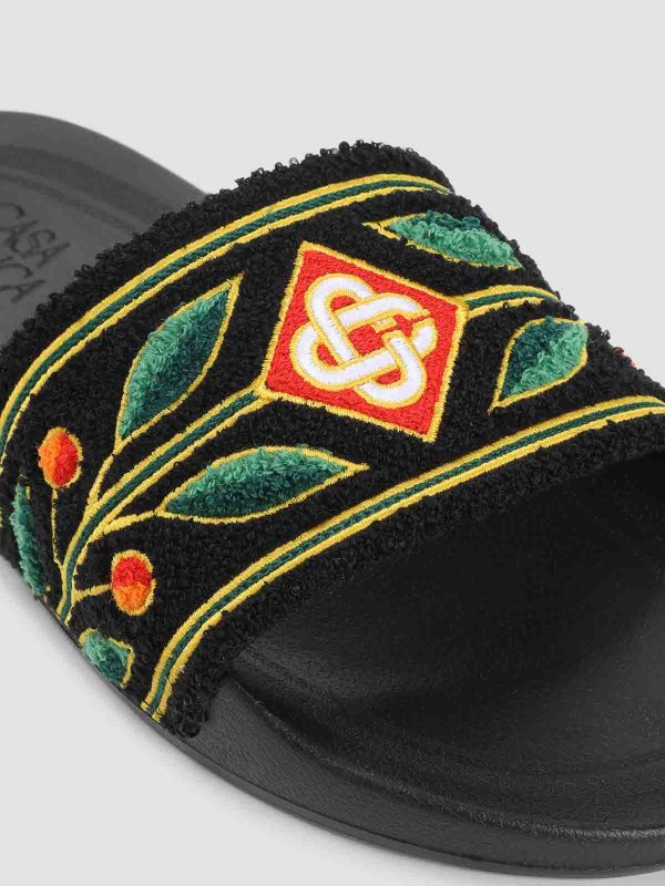 サンダル - 黒 shop online: CASABLANCA