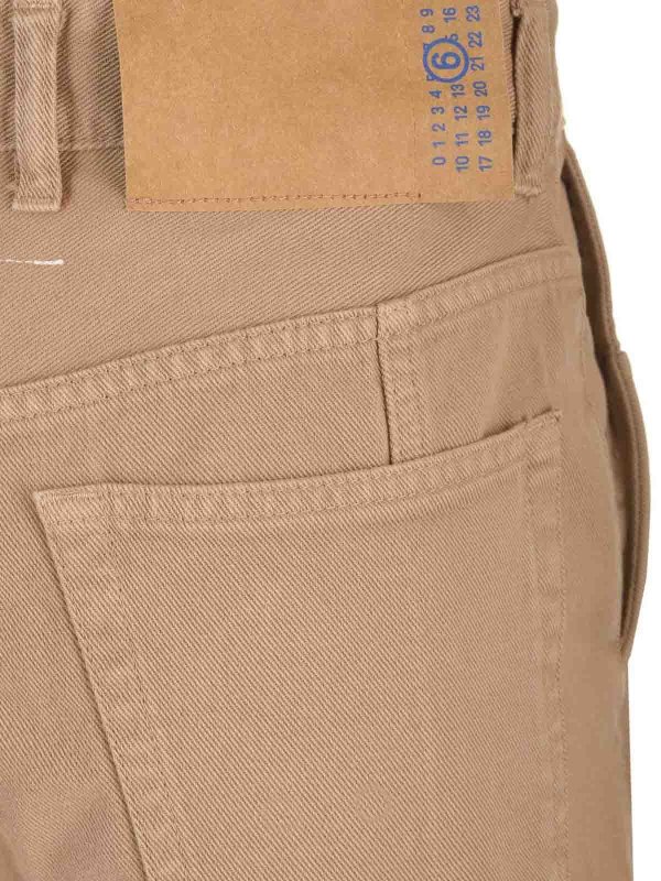 MM6 MAISON MARGIELA buy online カジュアルパンツ - ベージュ