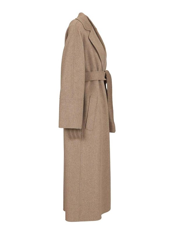 The Best Shops S MAX MARA: ロングコート - ロングコート - グレー