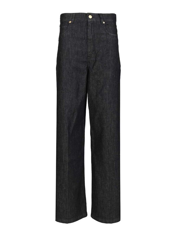 S MAX MARA: Jeans Rectos - Vaqueros Rectos - Azul