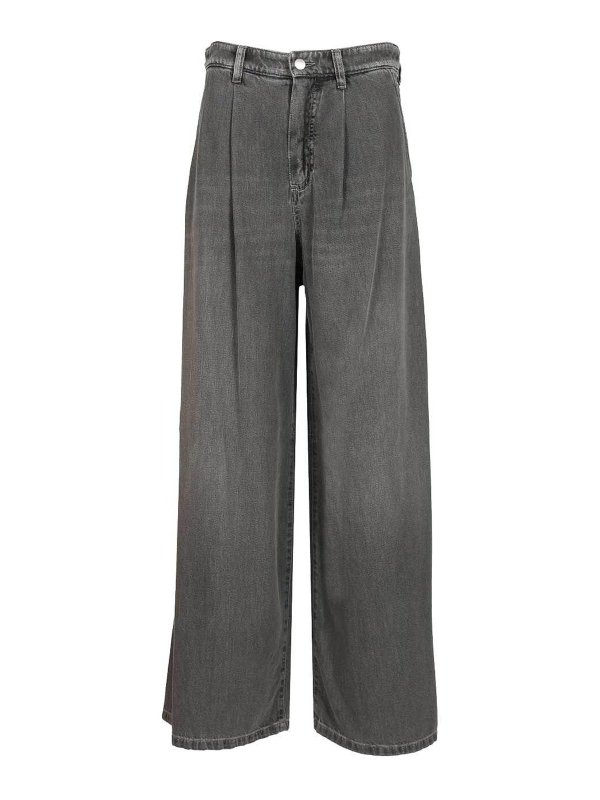S MAX MARA: Jeans Rectos - Vaqueros Rectos - Gris
