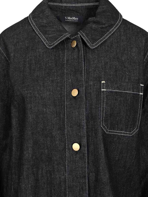 シャツ - ブルー shop online: S MAX MARA