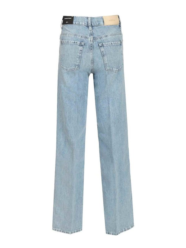 7 FOR ALL MANKIND: ストレートジーンズ online - ストレートジーンズ - ライトブルー
