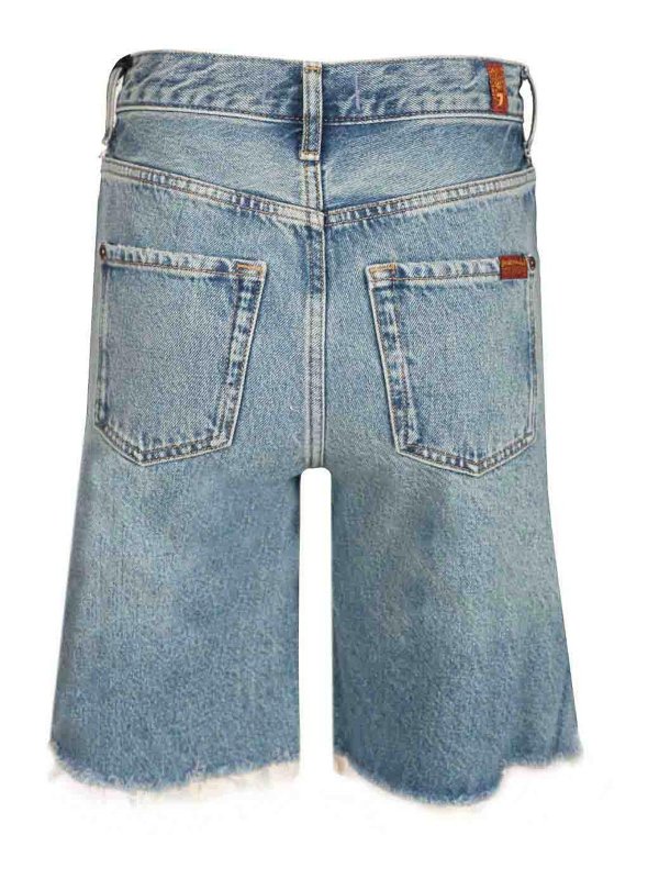 7 FOR ALL MANKIND: Hosen Shorts online - Shorts - Hellblau
