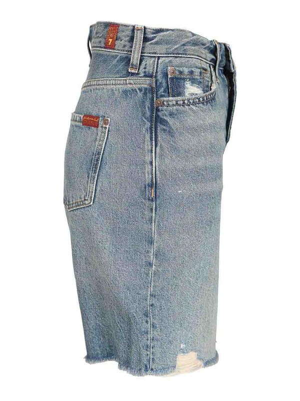 The Best Shops 7 FOR ALL MANKIND: Hosen Shorts - Shorts - Hellblau