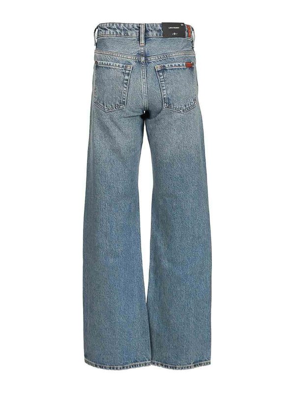 7 FOR ALL MANKIND: ストレートジーンズ online - ストレートジーンズ - ライトブルー