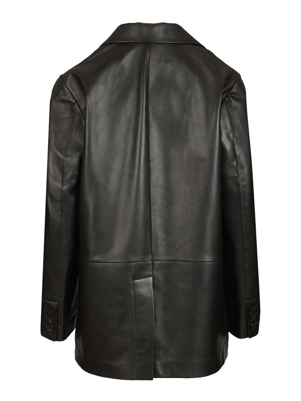 ARMA: blazers online - Ohann Leather Blazer