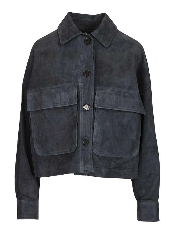 ARMA: Lederjacken - Lederjacke - Blau