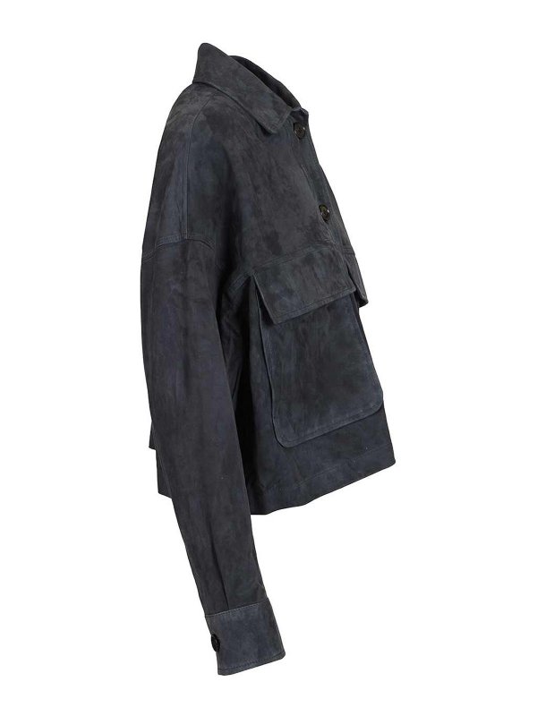 The Best Shops ARMA: Lederjacken - Lederjacke - Blau