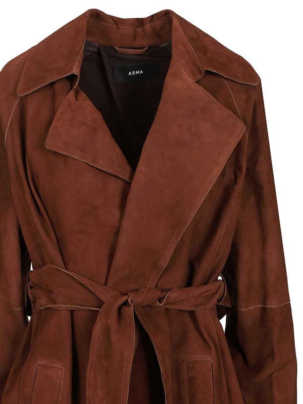 Ledermantel - Braun shop online: ARMA