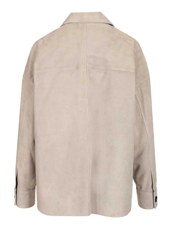 ARMA: leather jacket online - Suede Jacket