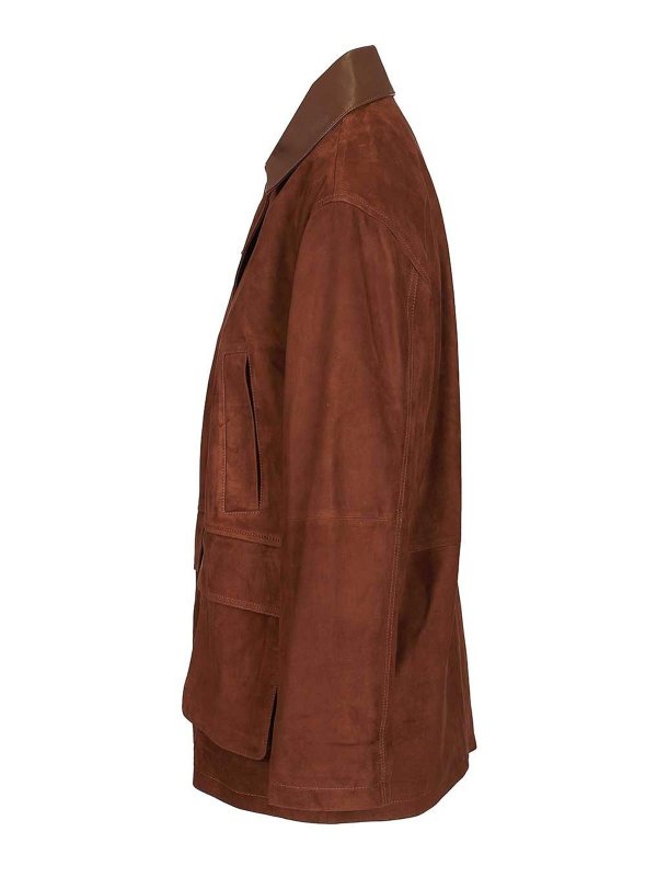 The Best Shops ARMA: leather jacket - Suede Jacket Elsa