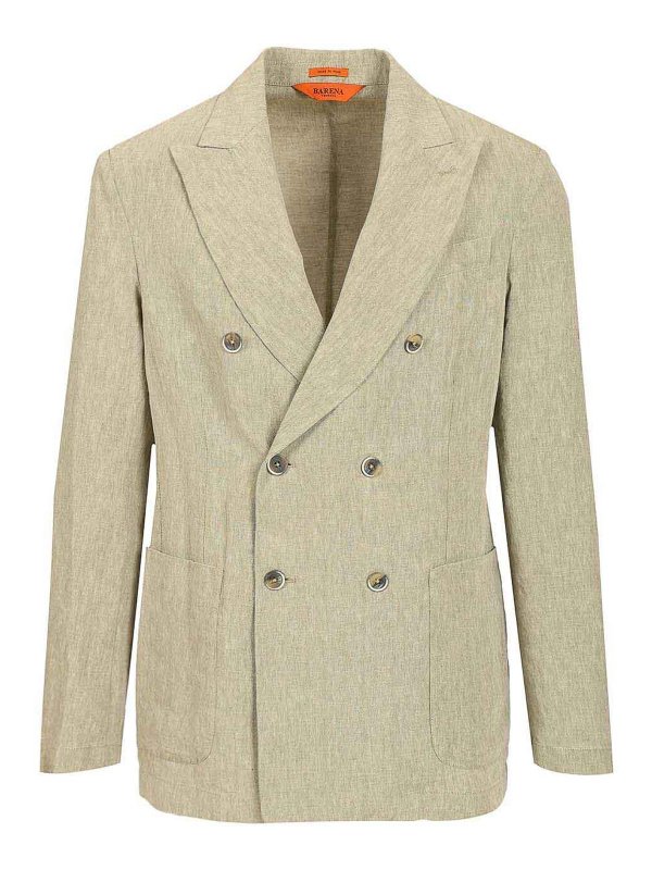 BARENA VENEZIA: blazers - Double-Breasted Jacket