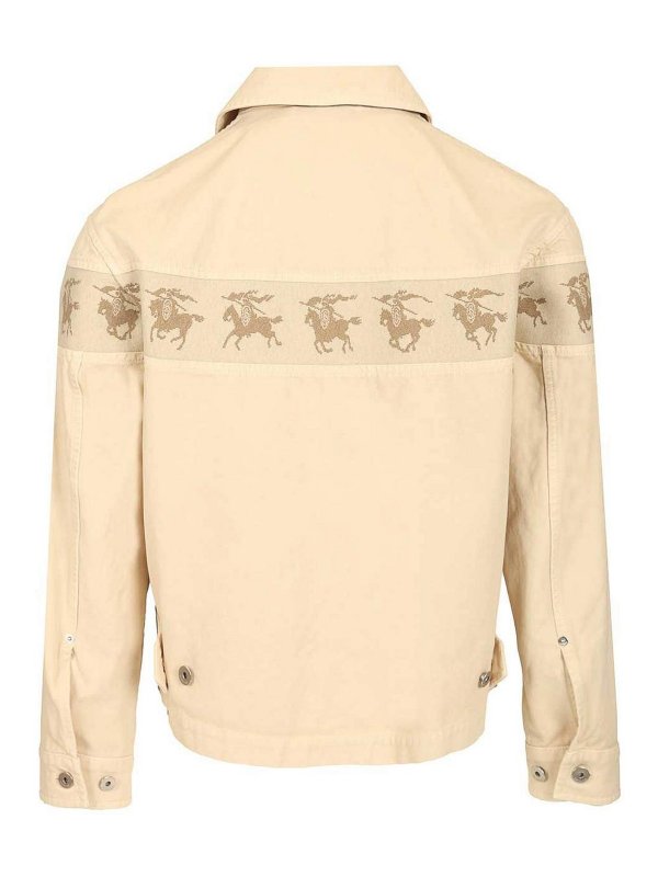 BURBERRY: casual jackets online - Cotton Canvas Jacket