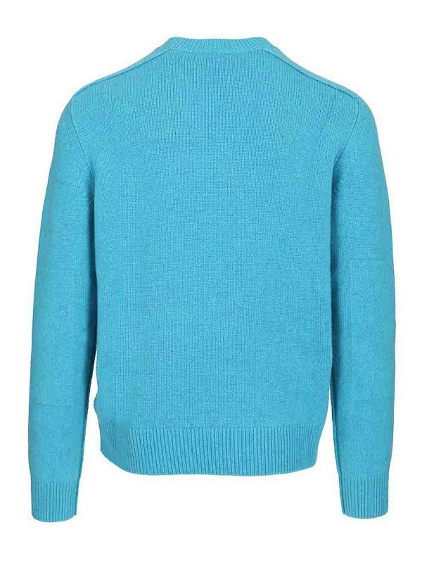BURBERRY: クルーネック online - クルーネック - ライトブルー