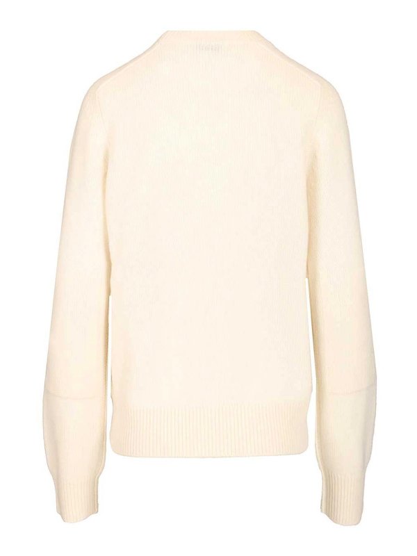 BURBERRY: Strickpullover mit Rundhalsausschnitt online - Rundhalspullover - Beige