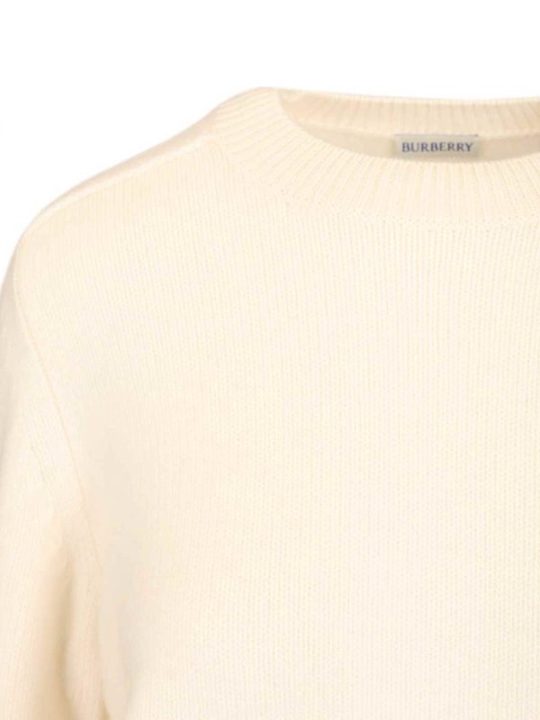 Rundhalspullover - Beige shop online: BURBERRY
