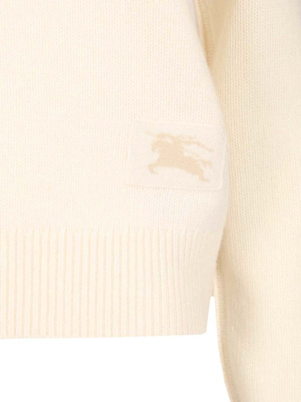 BURBERRY buy online Rundhalspullover - Beige