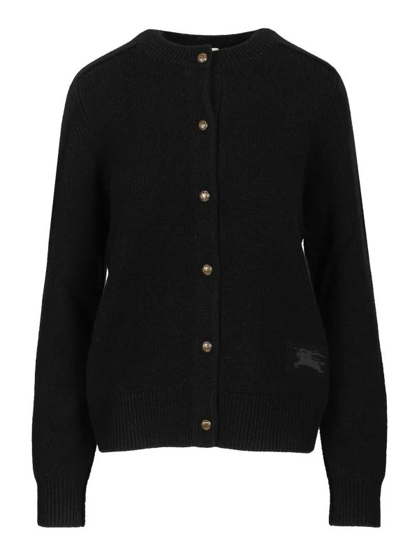 BURBERRY: カーディガン - カーディガン - 黒