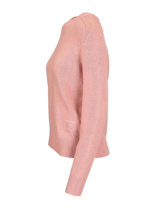 The Best Shops BURBERRY: Pull col rond - Pull Col Rond - Rose