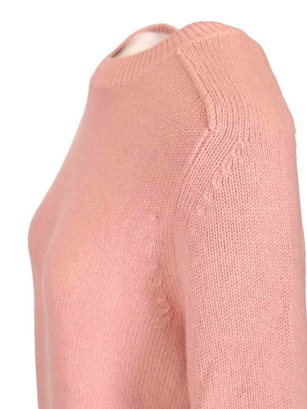 Pull Col Rond - Rose shop online: BURBERRY