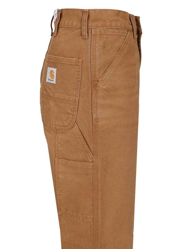 The Best Shops CARHARTT: カジュアルトラウザー - カジュアルパンツ - ブラウン