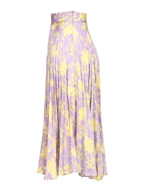 The Best Shops CATALINA: Faldas media pierna y semilargas - Falda Semilarga - Púrpura