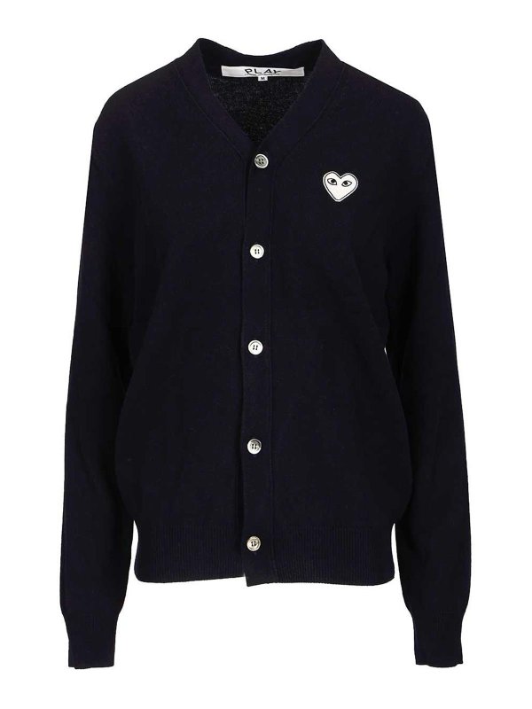 Comme des Garçons Play: カーディガン - カーディガン - ブルー
