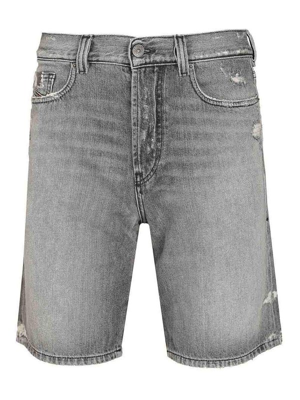 DIESEL: トラウザーショーツ - ショートパンツ - グレー